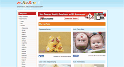 Desktop Screenshot of mykidsite.com