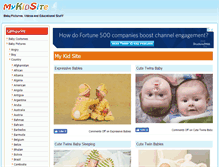 Tablet Screenshot of mykidsite.com